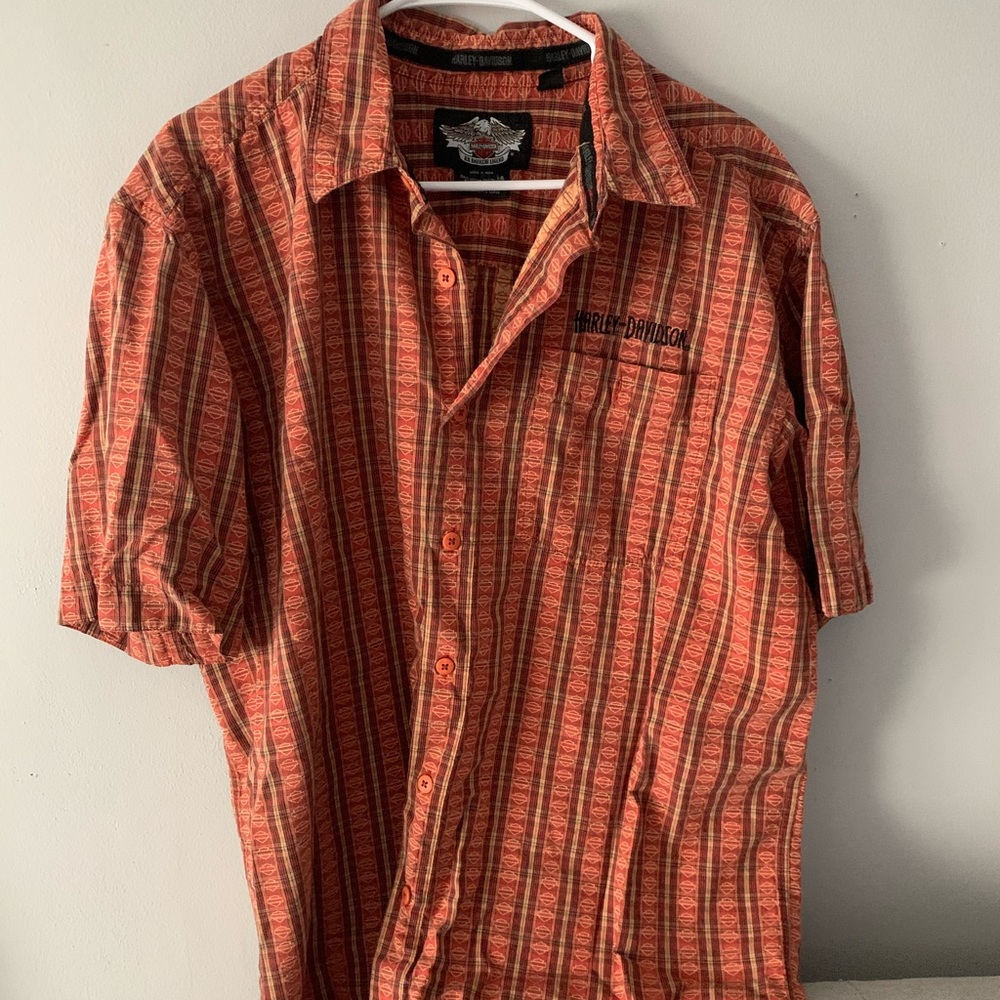 Harley Davidson button up